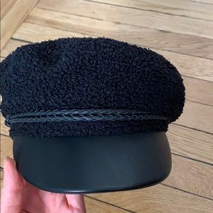 Brixton black newsboy cap!!